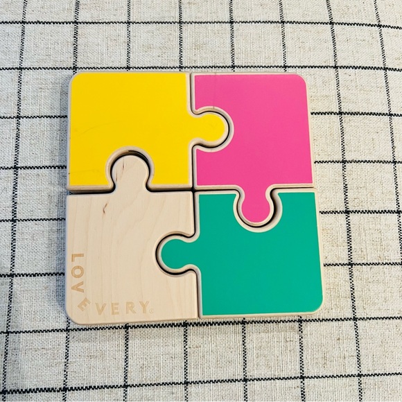 lovevery Other - LOVEVERY - The Companion Kit - Chinky Wooden Jigsaw Puzzle